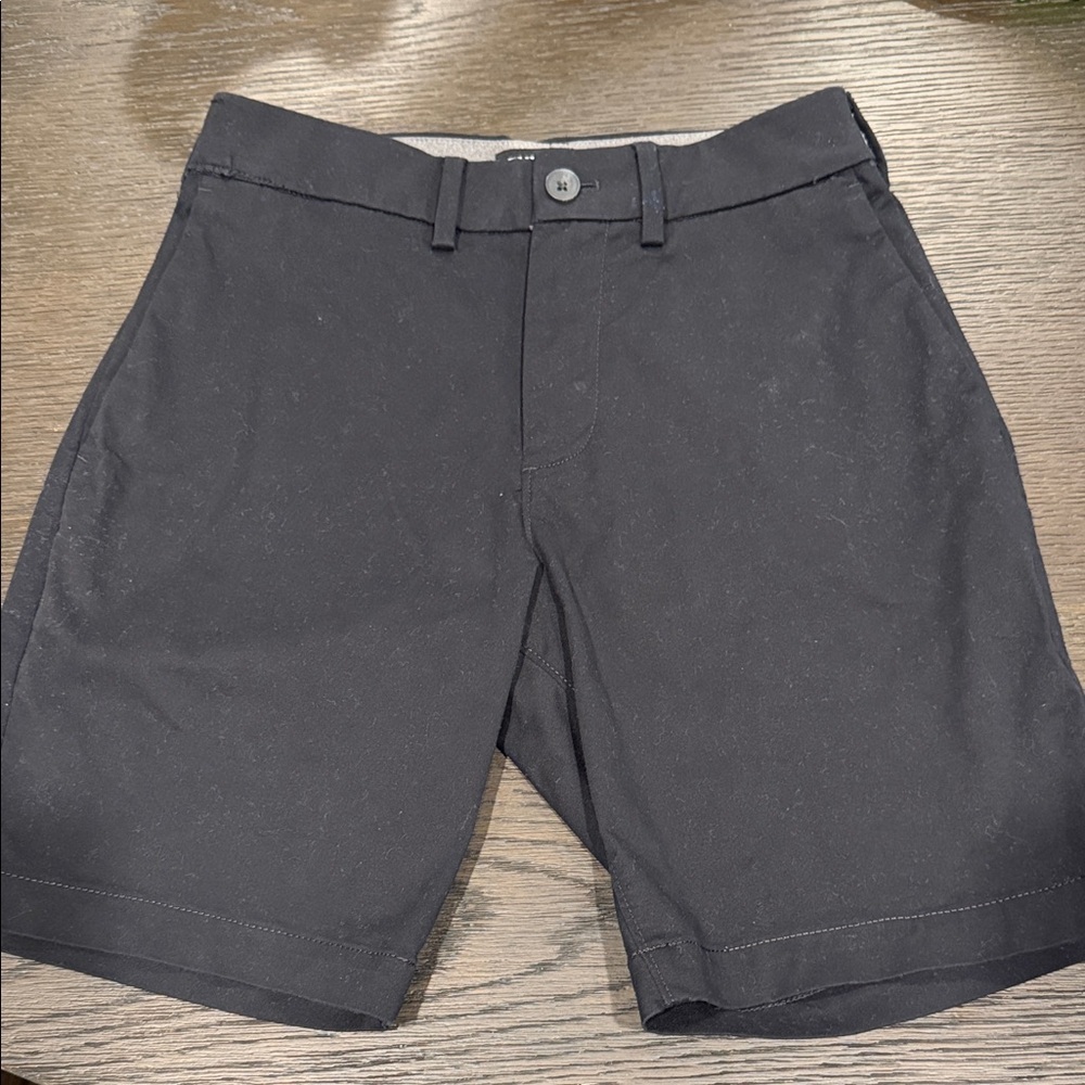 Express Men's Black Flat Front Shorts